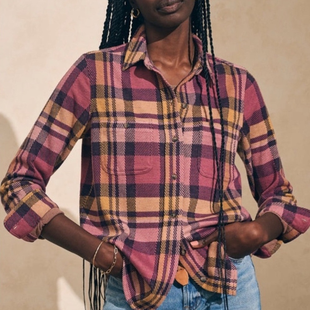 Faherty Lolita Legend Sweater Shirt 💛